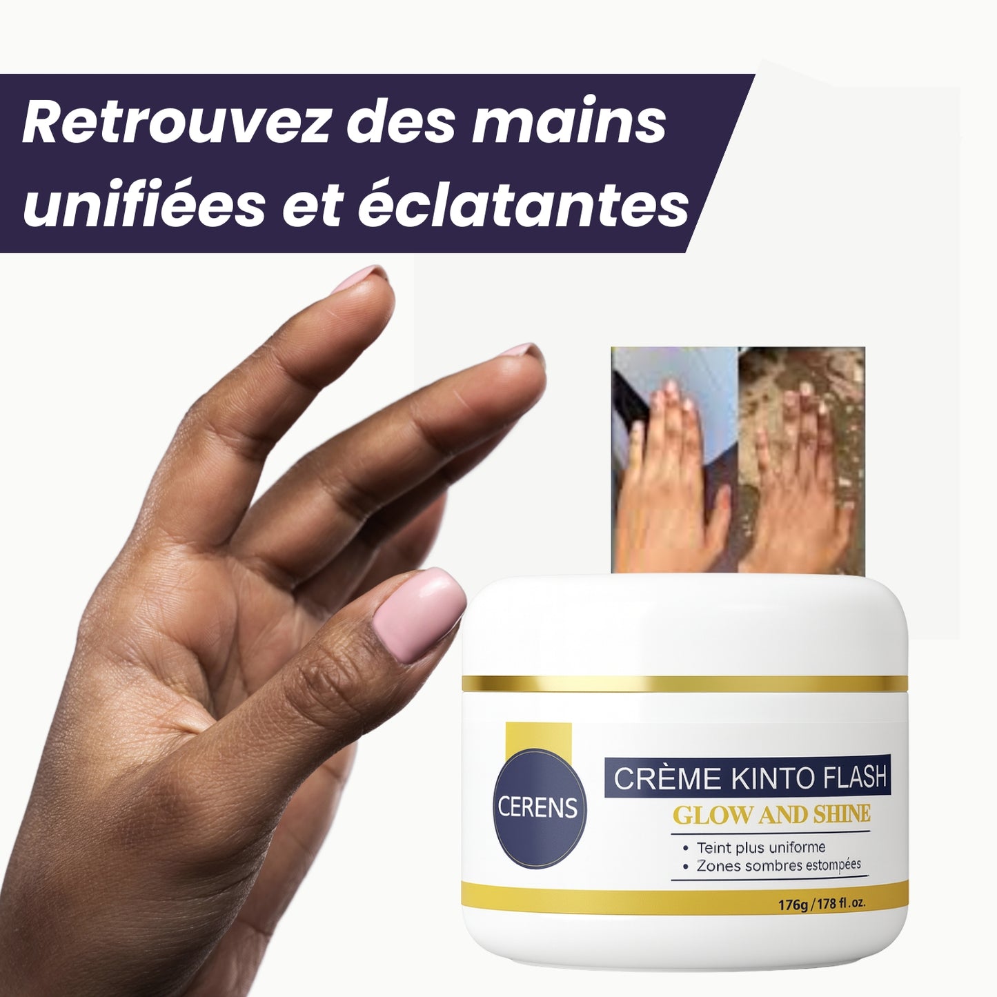Crème kinto flash CERENS- Teint Uniforme