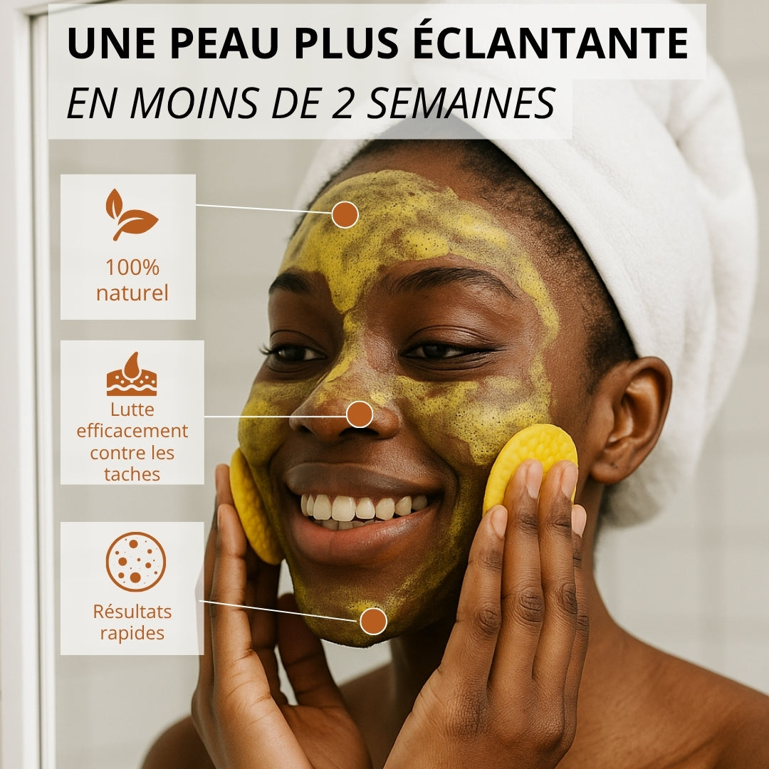 Cotons curcuma CERENS – Cible les taches, révèle l’éclat, unifie le teint