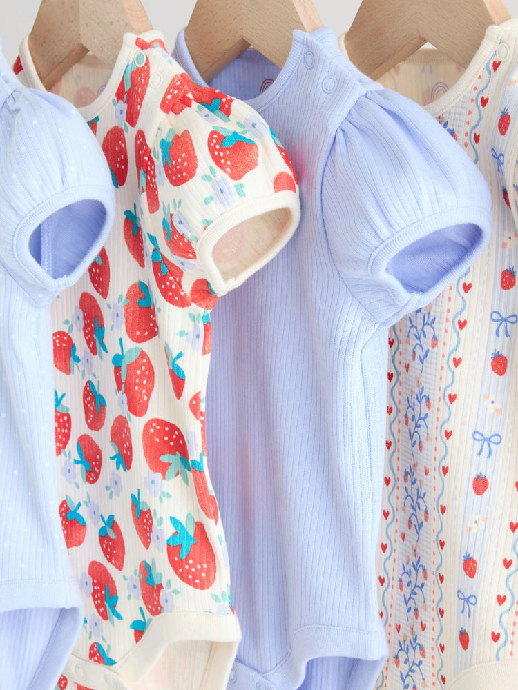 Lot de 5 body coton : confort et douceur pour bébé FILLES