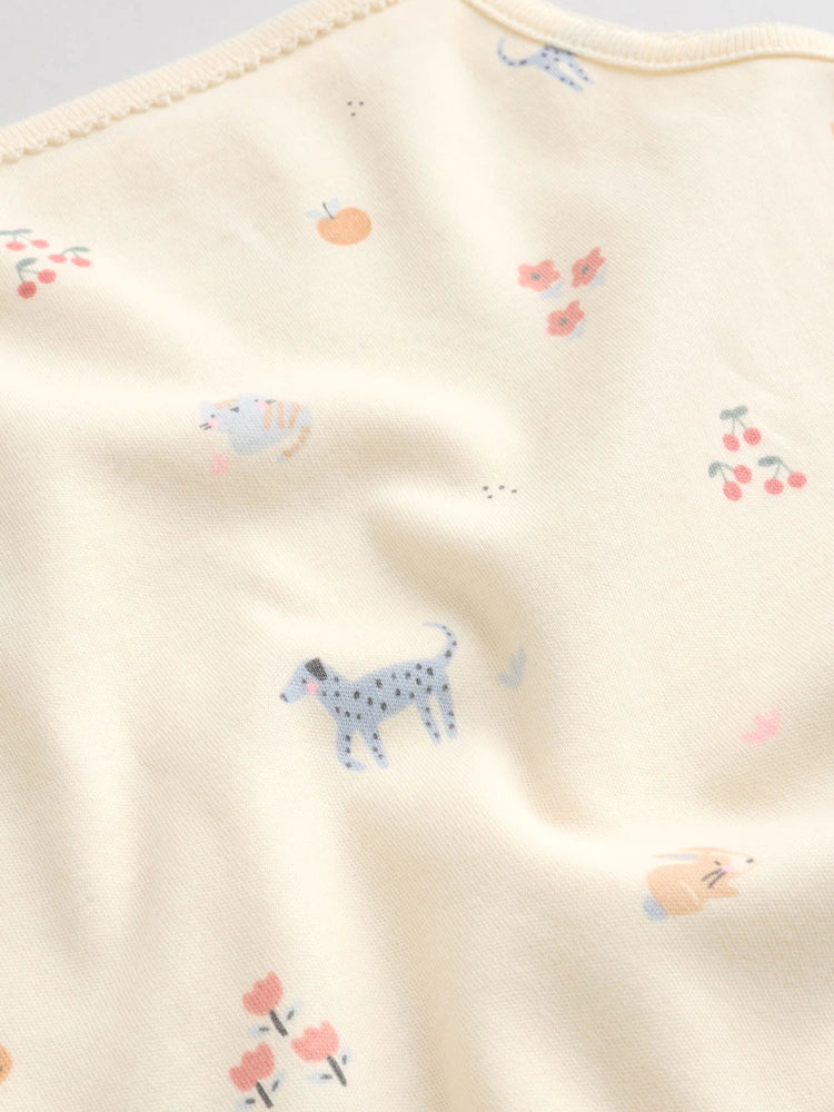 Lot de 5 body coton manche court : confort et douceur pour bébé FILLES