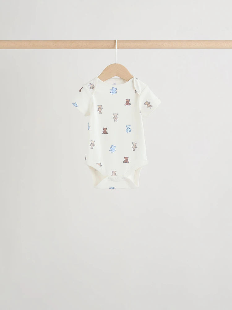 Lot de 5 body coton : confort et douceur pour bébé GARCONS