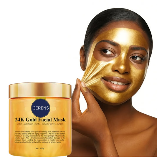 Masque Précieux Or 24K CERENS – Peau Radieuse & Lumineuse