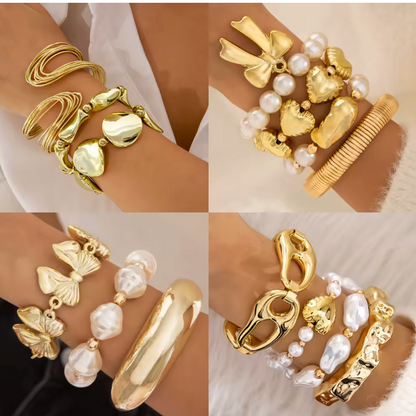Lot de 12 Bracelets Or- Un Bracelet à 800f !