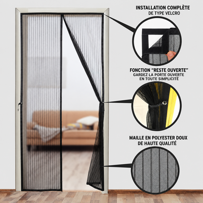 STOP MOUSTIQUES SELLSIO™ -Porte Anti-Moustiques Magnétique