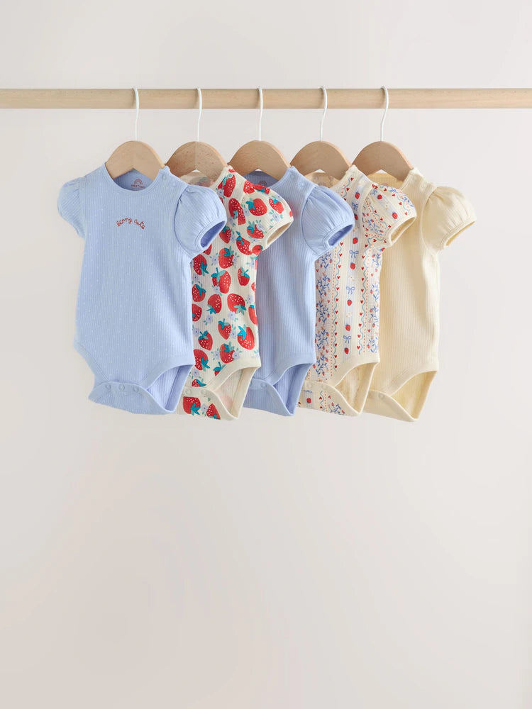 Lot de 5 body coton : confort et douceur pour bébé FILLES