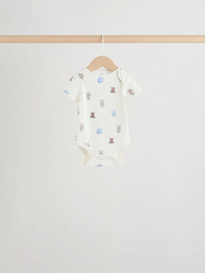 Lot de 5 body coton : confort et douceur pour bébé GARCONS