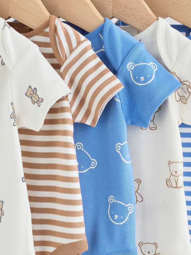 Lot de 5 body coton : confort et douceur pour bébé GARCONS